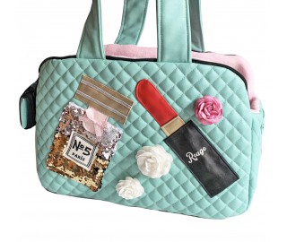 Sniffany blue quilted...