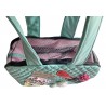 Sniffany blue quilted zipper bag