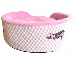 The most stylish posh doggo bed with toy box