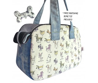 Dog Gang zipper bag