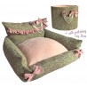 Stylish Tweed sofa bed with matching toy box