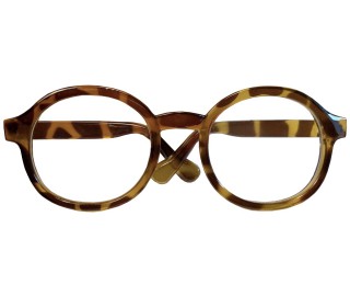 Brown Nerd eyeglass