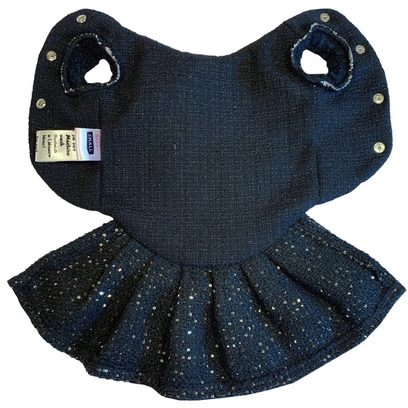 Chanel dog dress, coco Chanel dog dress, designer dog dress, Vuitton