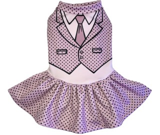 Dotty Suit dress