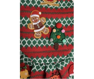 Jacquard Xmas dress