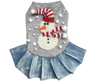 Snowman with hat dress