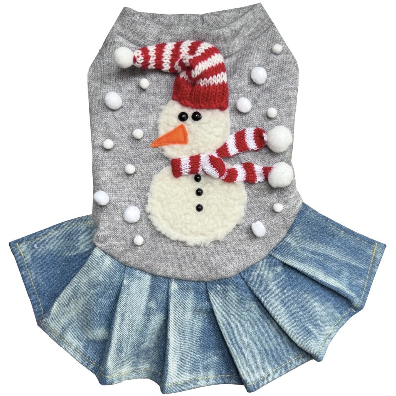 Snowman with hat dress