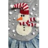 Snowman with hat dress