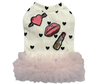 Ecru Mini crini dress