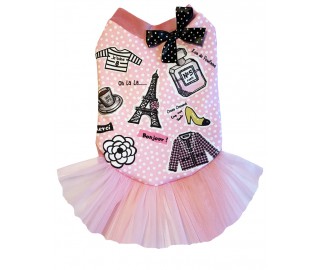 Polka dot Parisian dress