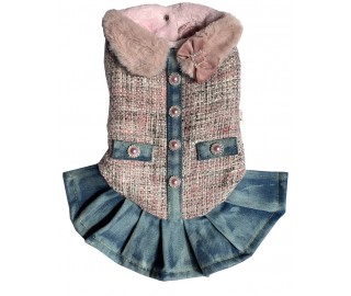 Dusty Pink coat dress